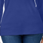 Karen Scott Women's Scoop Neck Top Blue Size Large