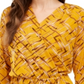 Alfani Women's  3/4 Sleeve Printed Tunic Yellow Size Petite L