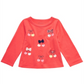 First Impressions Toddler Girl's Cotton Long Sleeve Cherry T-Shirt Coral Size 4 T