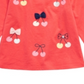 First Impressions Toddler Girl's Cotton Long Sleeve Cherry T-Shirt Coral Size 4 T