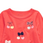 First Impressions Toddler Girl's Cotton Long Sleeve Cherry T-Shirt Coral Size 4 T