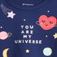 First Impressions Baby Girl's Universe Print Cotton T-Shirt Navy Size -6-9 M