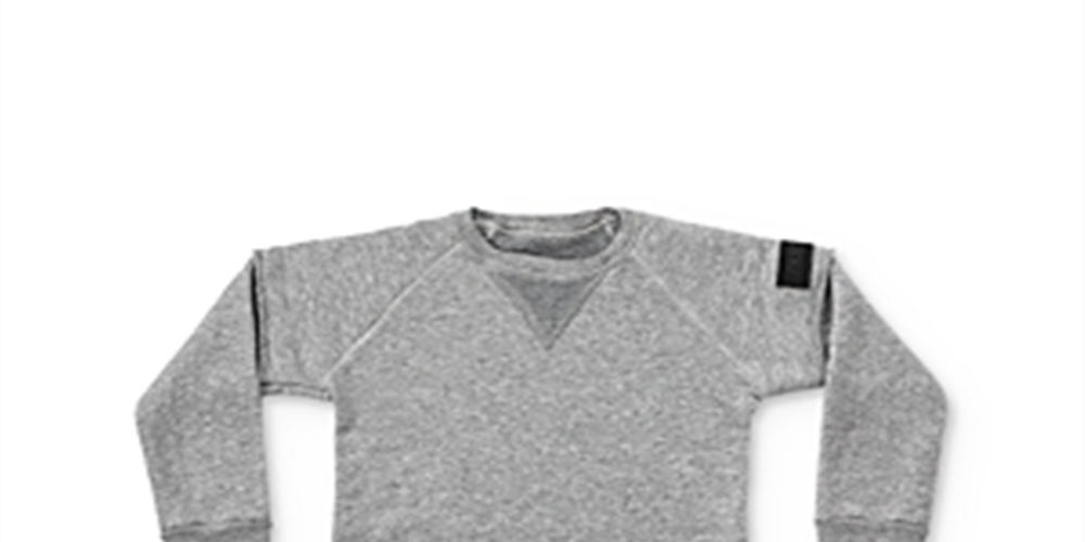Nununu Unisex Layered Look Sweatshirt Gray Size 3-4Y