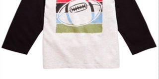 First Impressions Toddler Boy's Football Print T-Shirt Gray Size 2 T