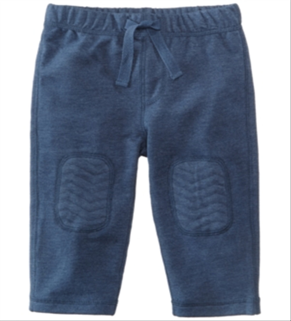 First Impressions Baby Boy's Knee Patch French Terry Blue Size 24 M
