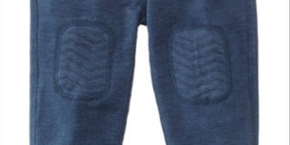 First Impressions Baby Boy's Knee Patch French Terry Blue Size 24 M