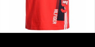 Tommy Hilfiger Little Boy's Side Logo Ringer T-Shirt Red Size 6