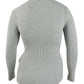Style & Co Women's Ribbed Turtleneck Sweater Silver Size Petite Large