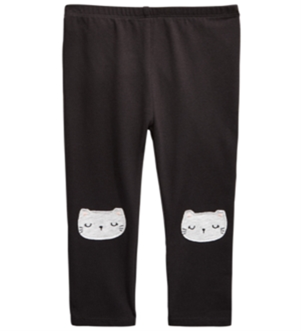 First Impressions Toddler Girl's Cat Leggings Black Size 3T