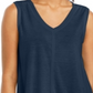 Style & Co Women's High Low Tank Top Blue Size XS