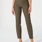 Charter Club Women's Tummy Control Skinny Leg Ankle Pants Green Size 4