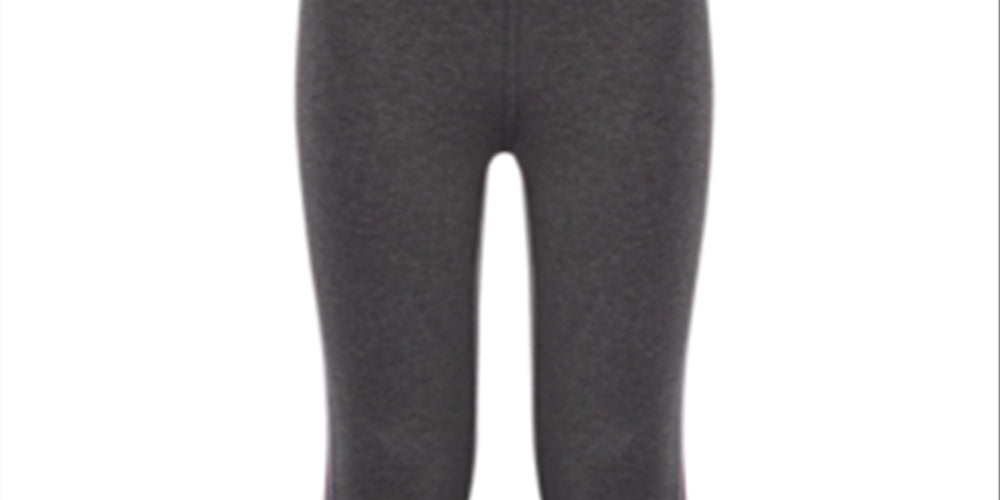 Ideology Big Girl's Side Stripe Leggings Gray Size M