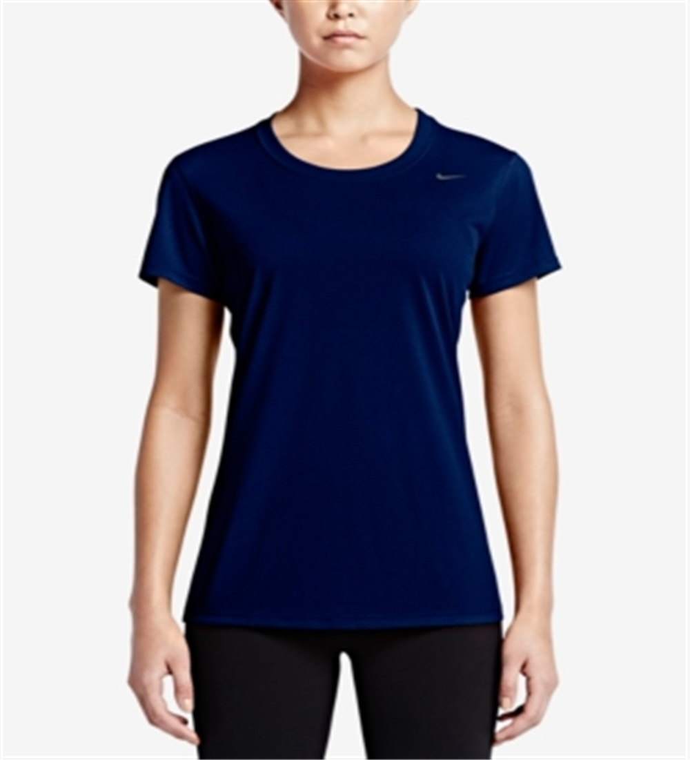 Nike Women's Dri Fit Legend Short Sleeve Training T-Shirt Blue Size Small