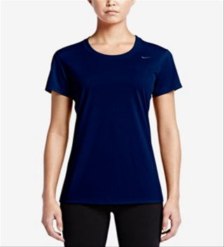 Nike Women's Dri Fit Legend Short Sleeve Training T-Shirt Blue Size Small