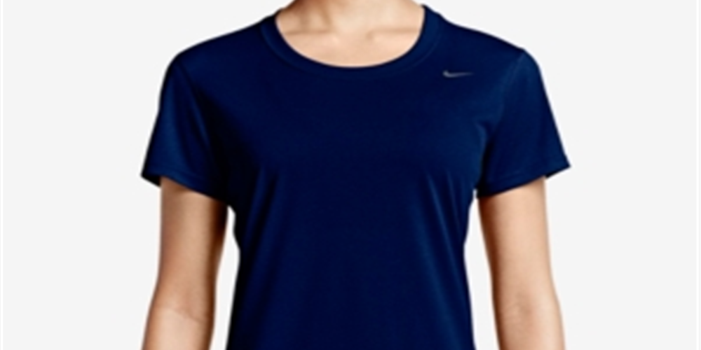 Nike Women's Dri Fit Legend Short Sleeve Training T-Shirt Blue Size Small
