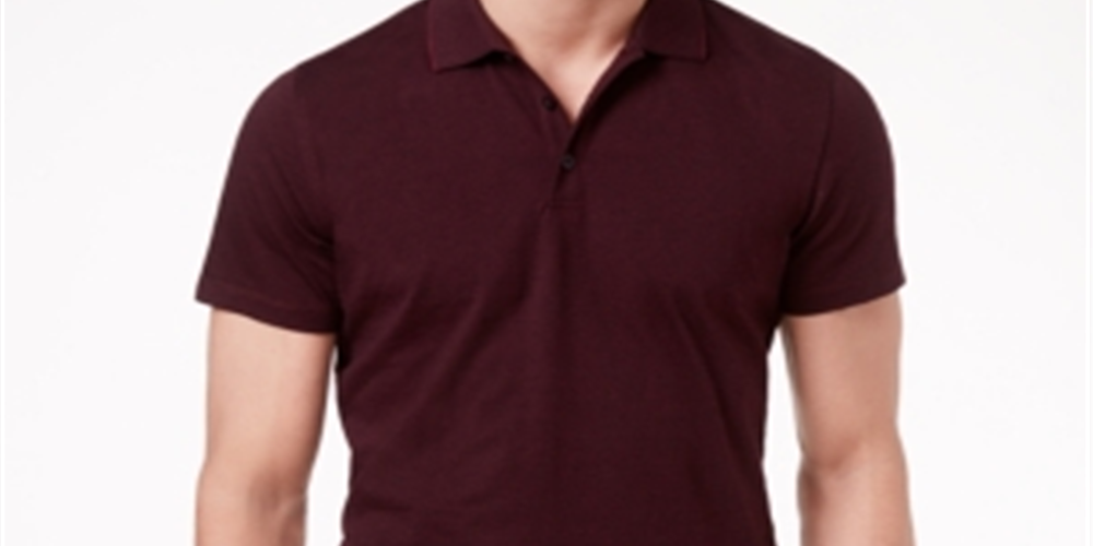 Alfani Men's Stretch Polo Shirt Purple Size L