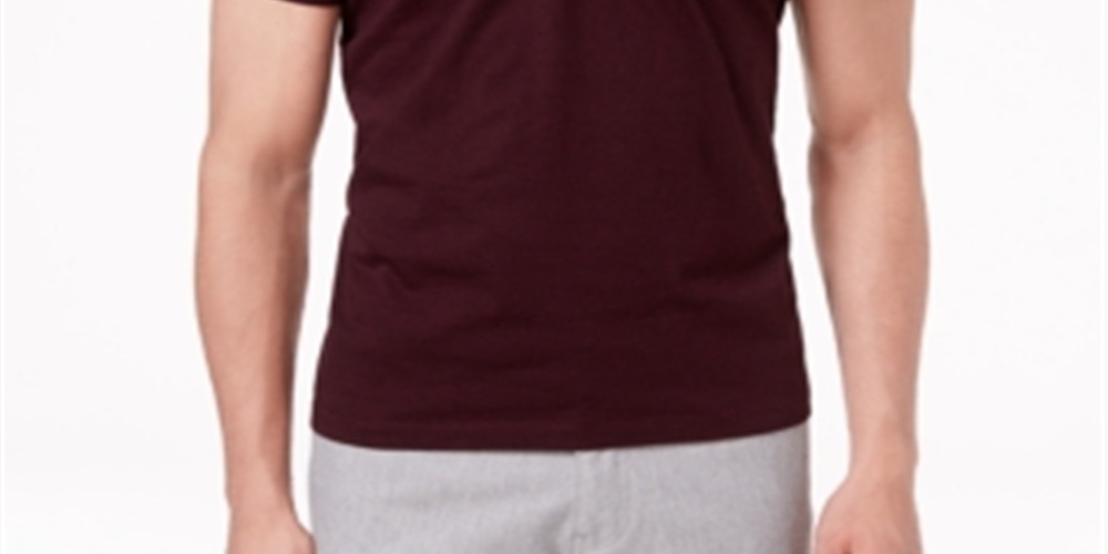 Alfani Men's Stretch Polo Shirt Purple Size L