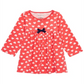 First Impressions Toddler Girl's Heart Print Tunic Orange Size 4 T