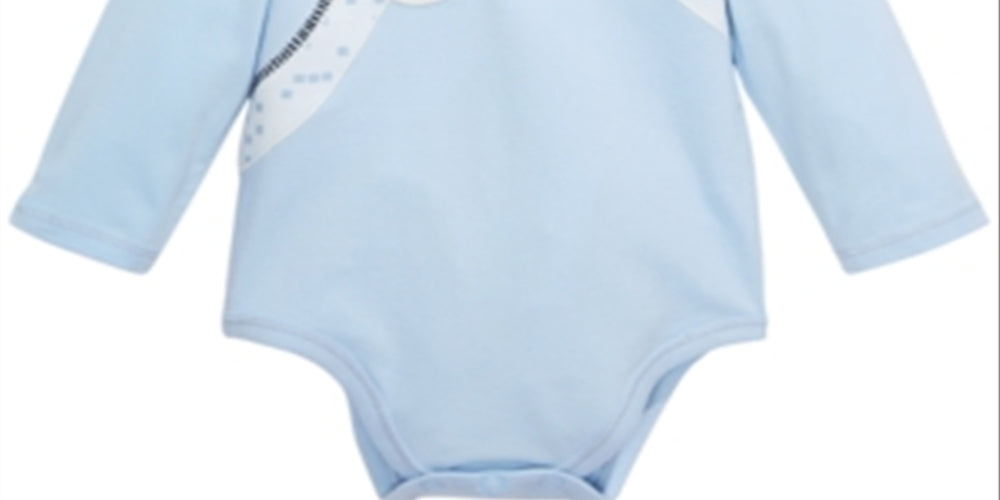 First Impressions Baby Boy's Giraffe Bodysuit  Blue Size 3-6 Months