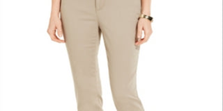 Charter Club Women's Bristol Skinny Ankle Jeans Brown Size 14 P