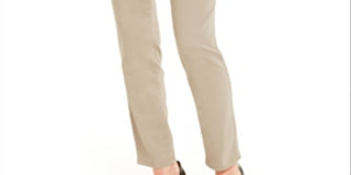 Charter Club Women's Bristol Skinny Ankle Jeans Brown Size 14 P