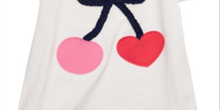 First Impressions Baby Girl's Cotton Cherry T-Shirt White Size 12 M