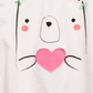 First Impressions Baby Girl's Bear Print Cotton T-Shirt White Size 6-9 M