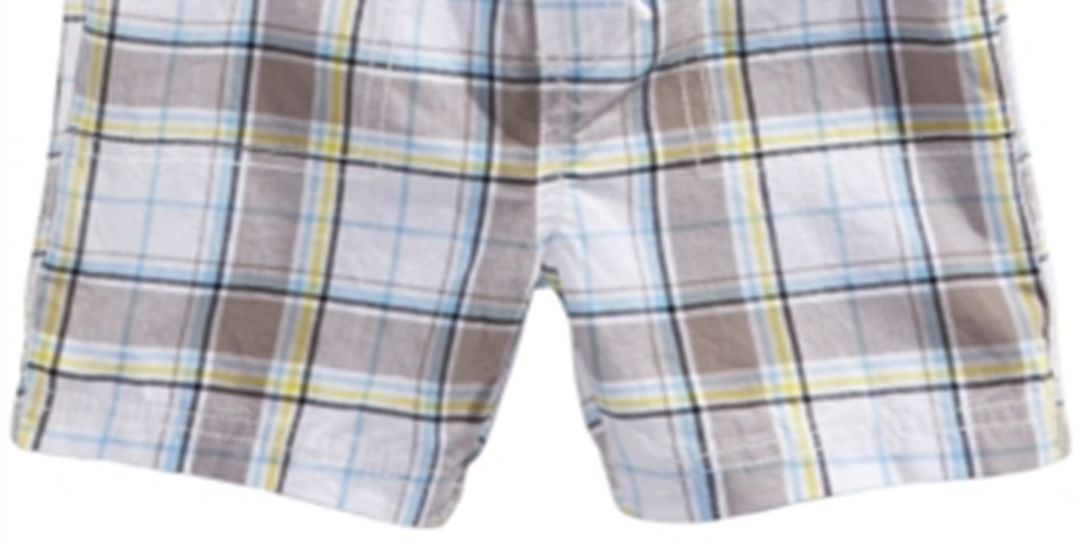 First Impressions Toddler Boy's Plaid Shorts Blue Size 4T