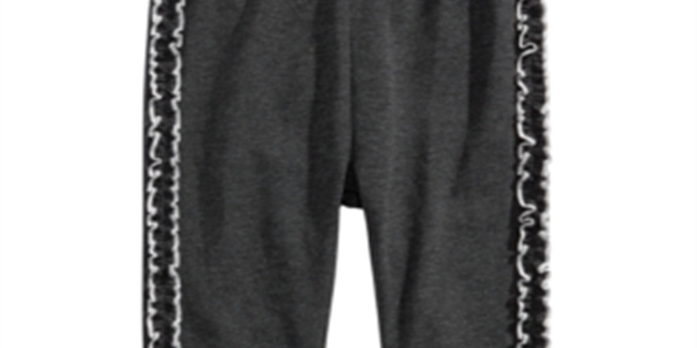 First Impressions Toddler Girl's Ruffle Side Leggings Gray Size 2T