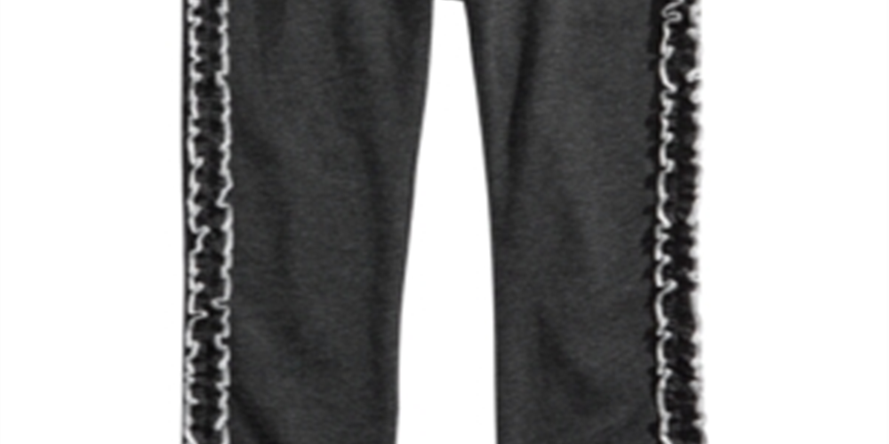 First Impressions Toddler Girl's Ruffle Side Leggings Gray Size 2T