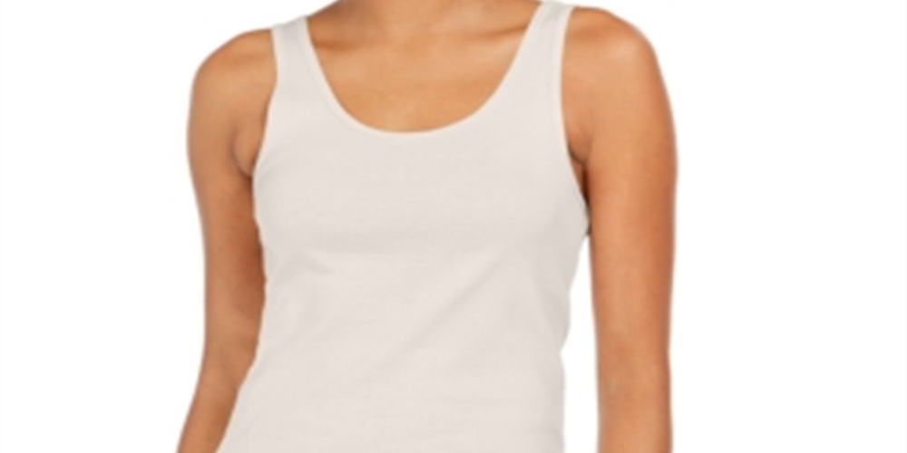 Style & Co Women's Cotton Tank Top Brown Size M