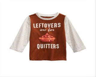 First Impressions Baby Boy's Colorblocked Leftovers T-Shirt  Brown Size 18M