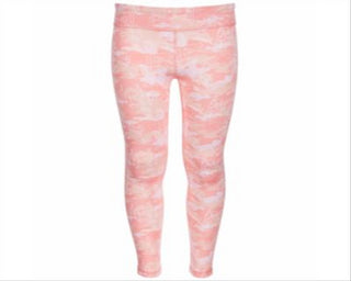 Ideology Big Girl's Camo Satin Printed Leggings Pink Size -XL