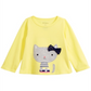 First Impressions Baby Girl's Cat Print T-Shirt  Yellow Size 12 M