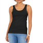 Style & Co Women's Cotton Tank Top  Black Size XS