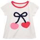 First Impressions Baby Girl's Cotton Cherry T-Shirt White Size 24 M