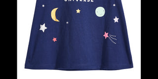 First Impressions Baby Girl's Universe Print Cotton T-Shirt  Blue Size 3-6M