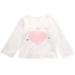 First Impressions Baby Girl's Cotton You Stole My Heart T-Shirt  White Size 18M