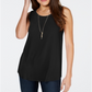 Style & Co Women's Swing Fit Tank Top Black Size M