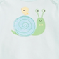 First Impressions Baby Boy's Snail Bodysuit Blue Size -NEWBORN