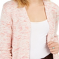 Style & Co Women's Open Marled Knit Cardigan Pink Size XS