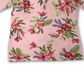 Karen Scott Women's Printed Henley T-Shirt  Pink Size XL