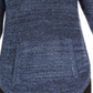 Style & Co Women's Envelope Neck Kangaroo Pocket Knit Sweater Blue Size -XL