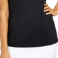 Charter Club Women's Sleeveless Mock Neck Top Black Size M