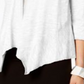 Alfani Women's Linen Open Front Cardigan White Size PP