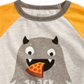 First Impressions Baby Boy's Graphic Print Colorblocked Raglan T-Shirt Gray Size 12M
