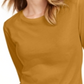 Maison Jules Women's 3/4 Sleeve Solid T-Shirt Orange Size XXL