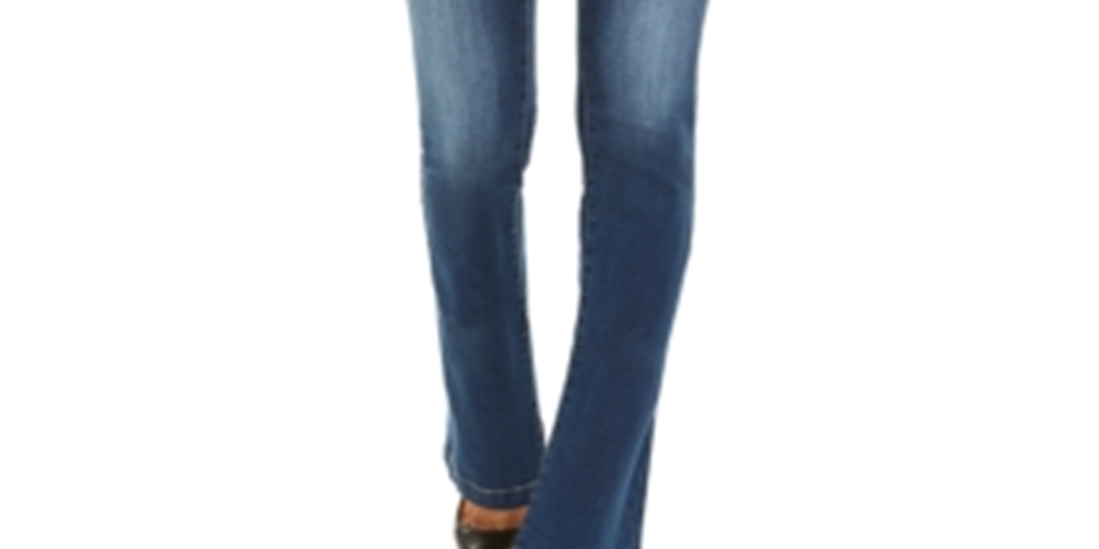 INC International Concepts Women's Bootcut Tummy Control Jeans  Blue Size 0P