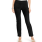 Charter Club Women's Cambridge Straight Leg Pants Black Size 4