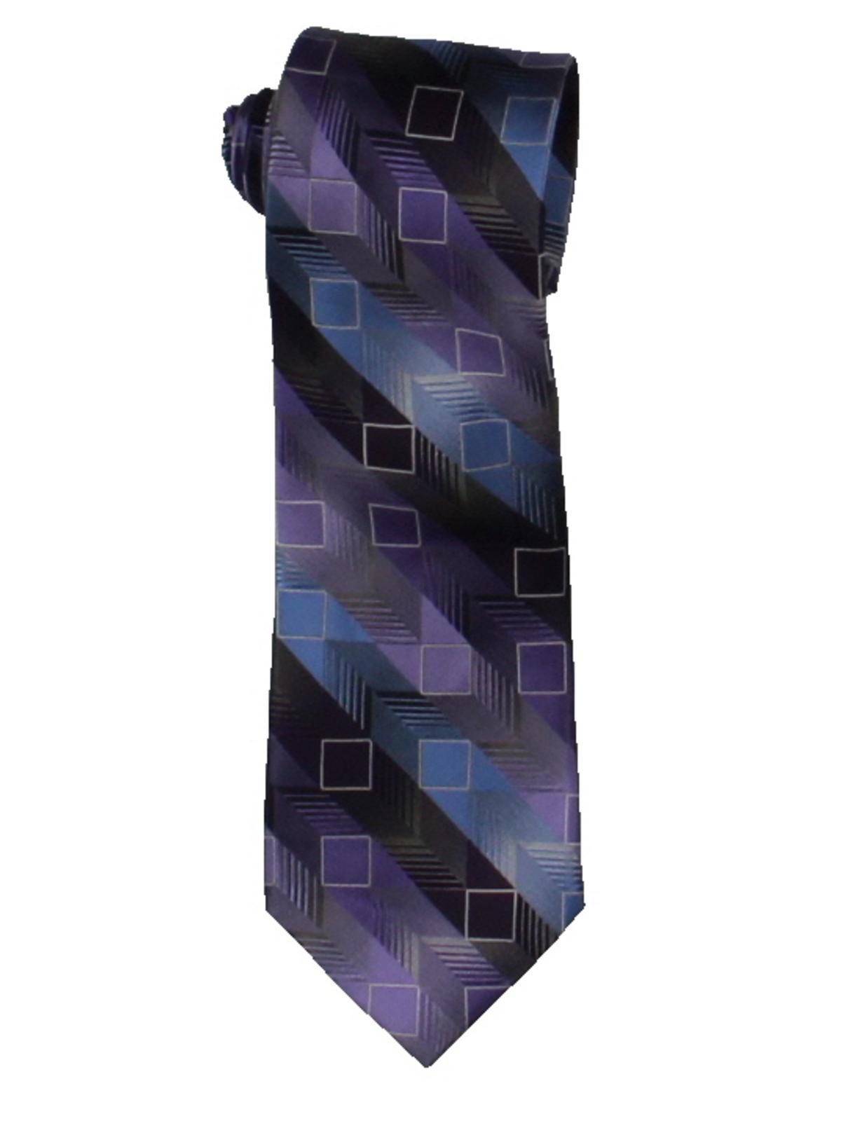 Van Heusen Men's Silk Professional Neck Tie Purple Size Regular